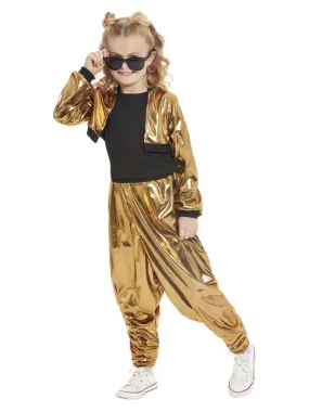 80s Gold Girl's Costume