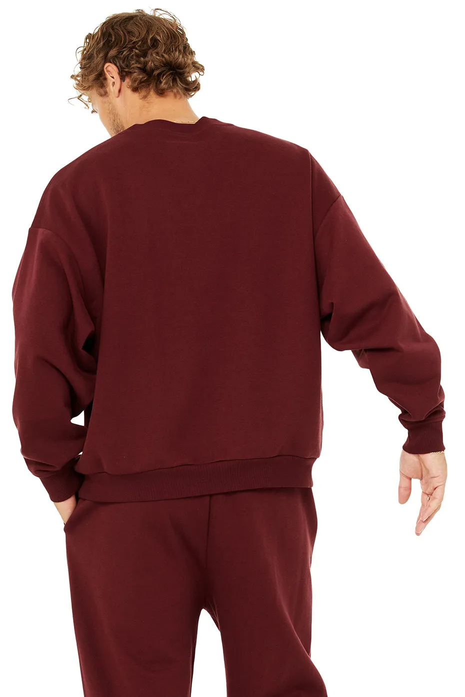 Accolade Crew Neck Pullover - Cranberry