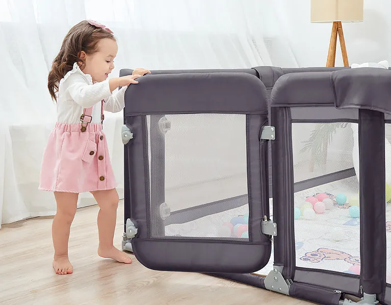 Adult-Accessible Baby Playpen