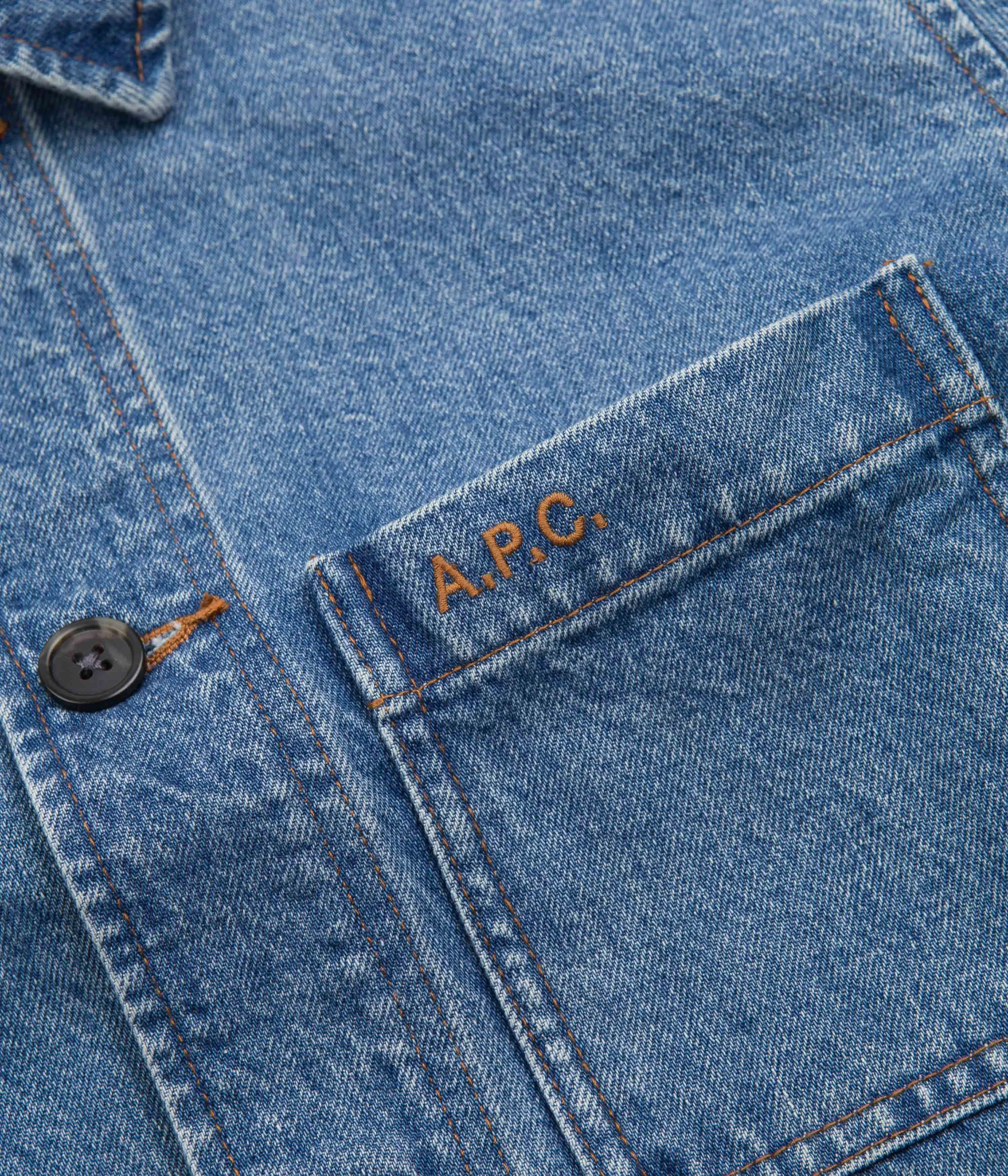 A.P.C. Nathanael Jacket - Stonewashed Indigo