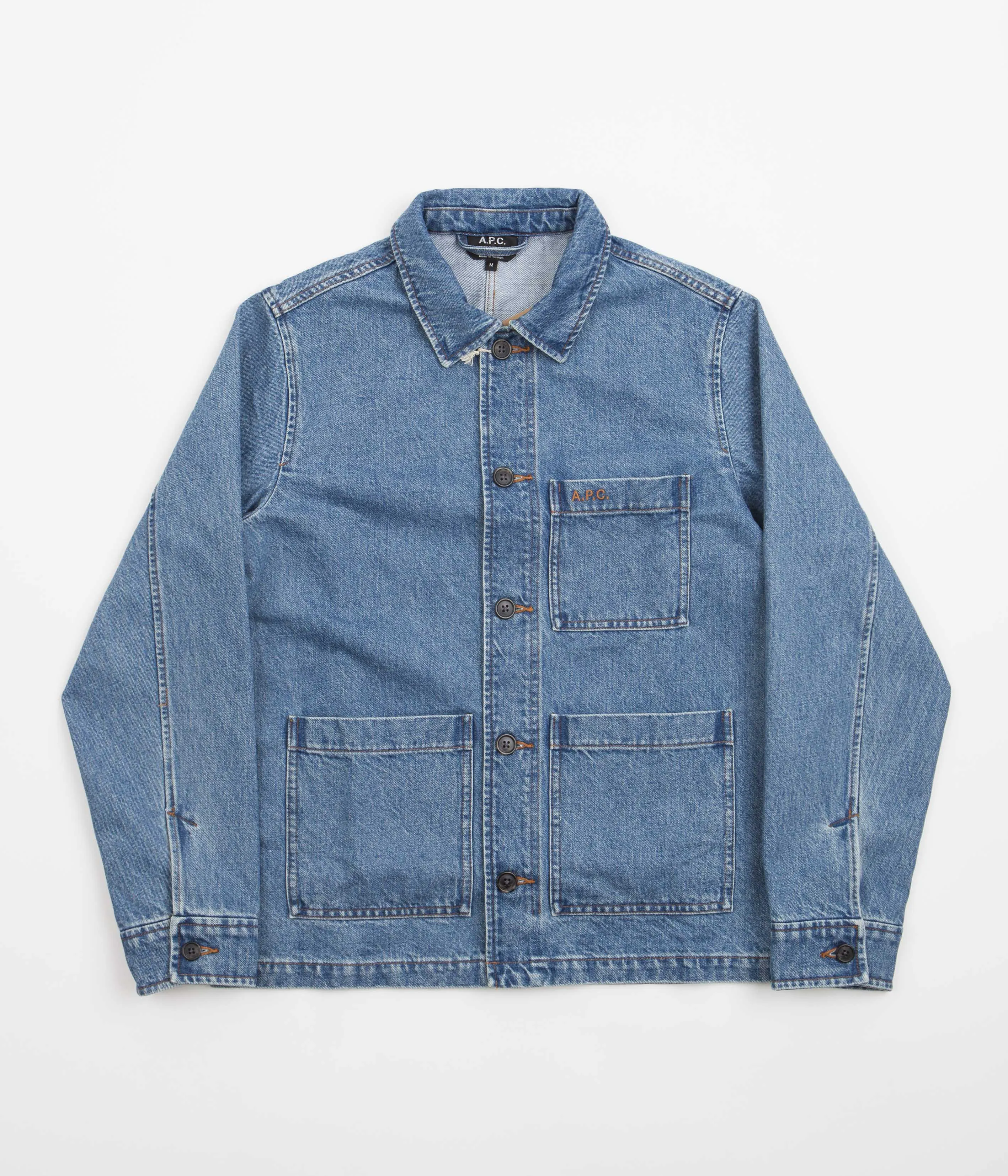 A.P.C. Nathanael Jacket - Stonewashed Indigo