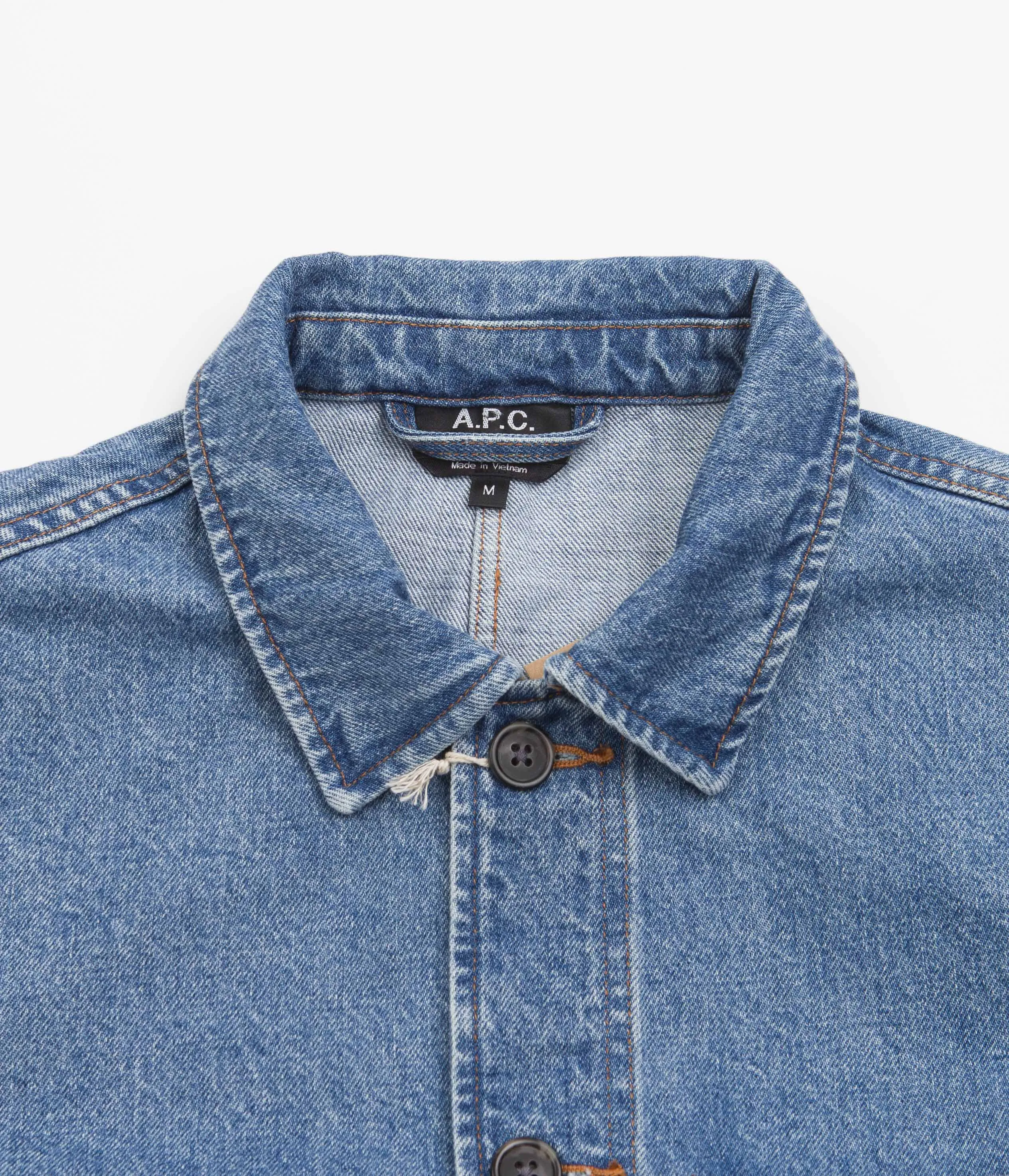 A.P.C. Nathanael Jacket - Stonewashed Indigo