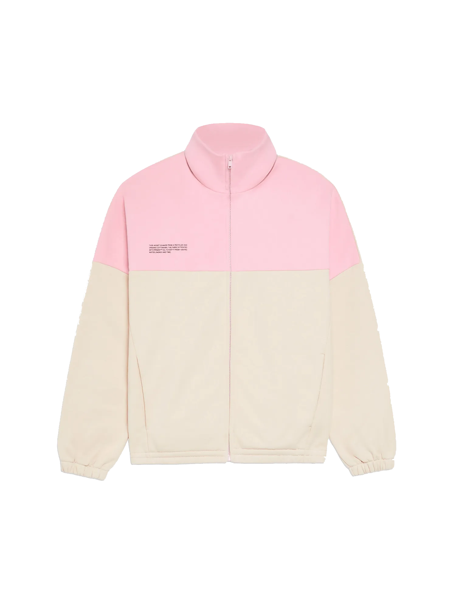 Archive Recycled Cotton Color Block Jacket—sakura pink