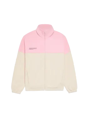 Archive Recycled Cotton Color Block Jacket—sakura pink