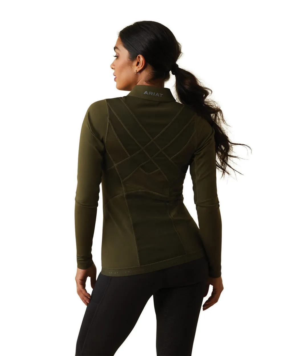 Ariat Womens Ascent 1/4 Zip Base Layer