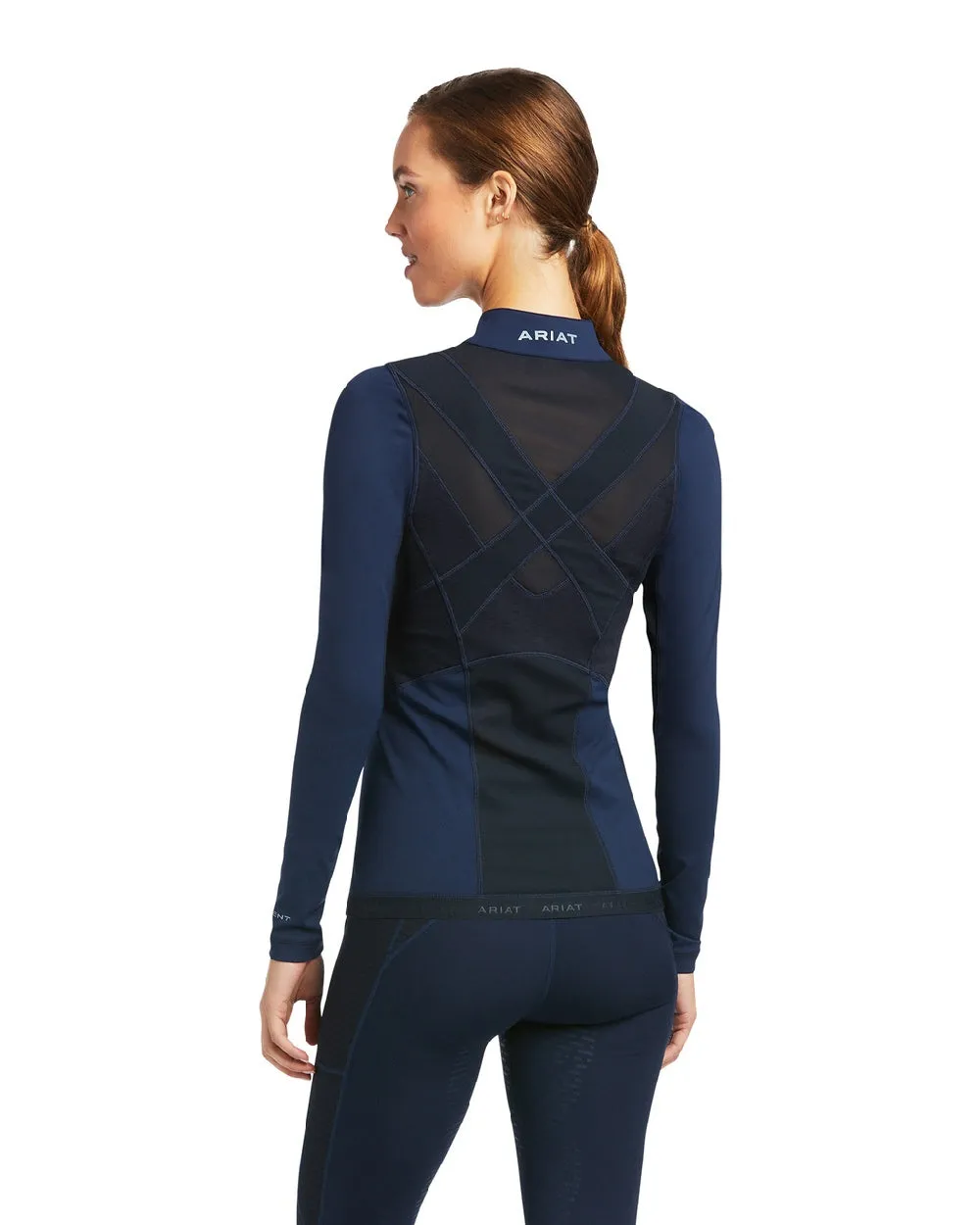 Ariat Womens Ascent 1/4 Zip Base Layer