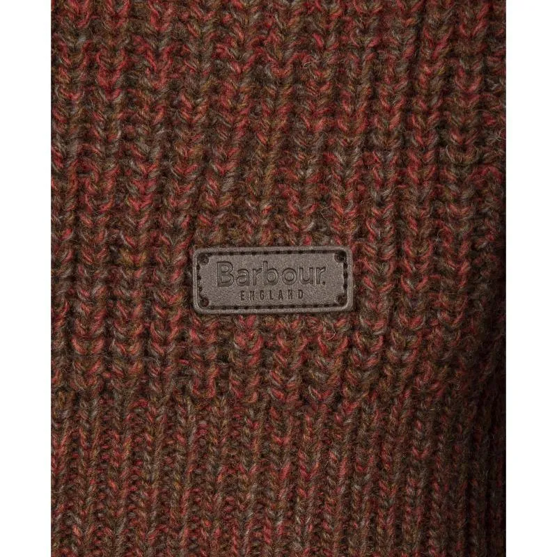 Barbour Horseford Lambswool Crew Neck Mens Jumper - Cinnamon