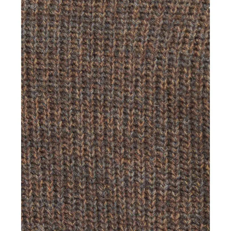 Barbour Horseford Lambswool Crew Neck Mens Jumper - Sandstone