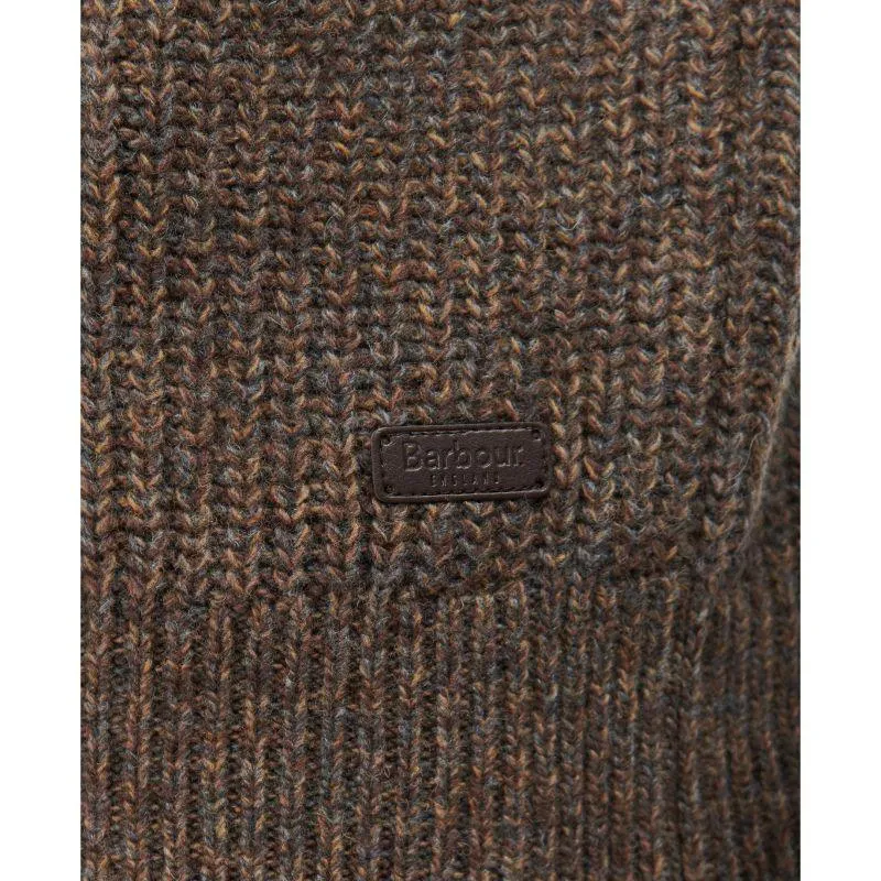 Barbour Horseford Lambswool Crew Neck Mens Jumper - Sandstone