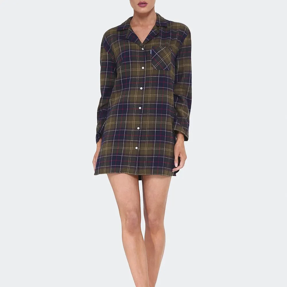 Barbour Women's Tartan Night Shirt in Classic Tartan