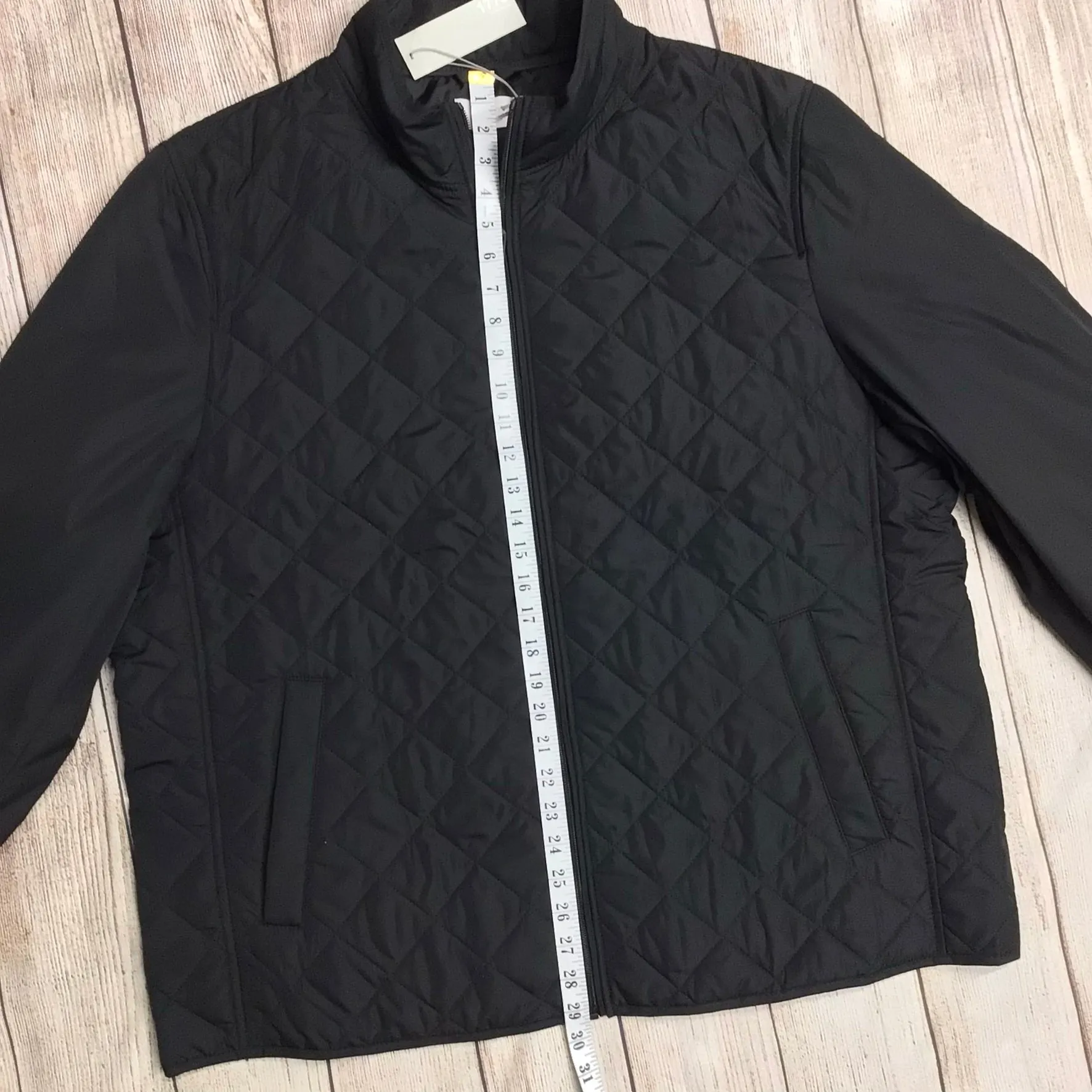 BNWT 1778 Debenhams Black Diamond Quilted Jacket Size XXL