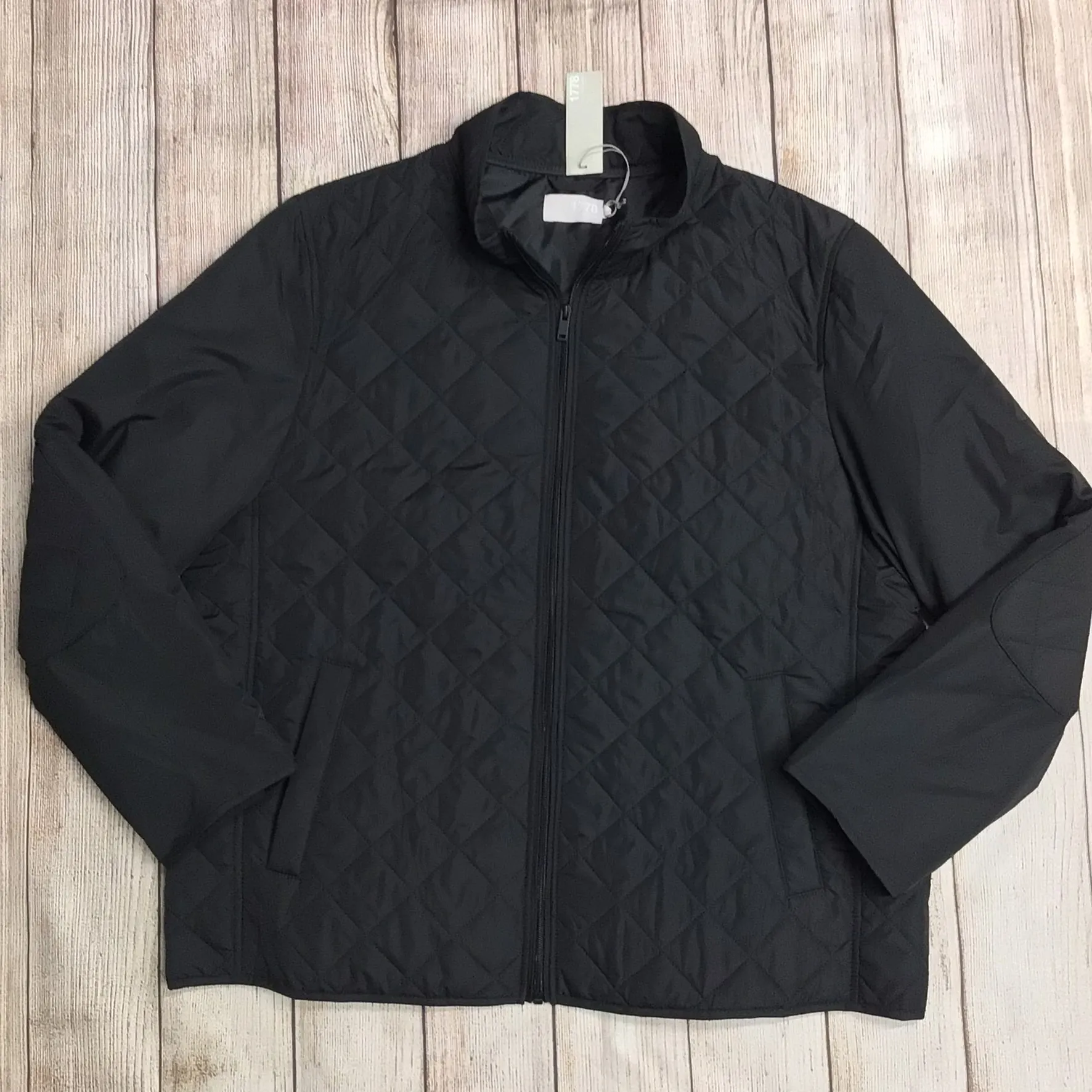 BNWT 1778 Debenhams Black Diamond Quilted Jacket Size XXL