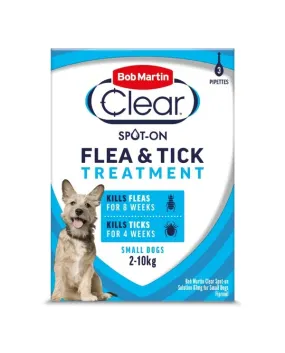 Bob Martin Clear SpotOn Flea Sml (2-10kg) 3px6