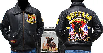 Buffalo Soldiers Leather Jacket