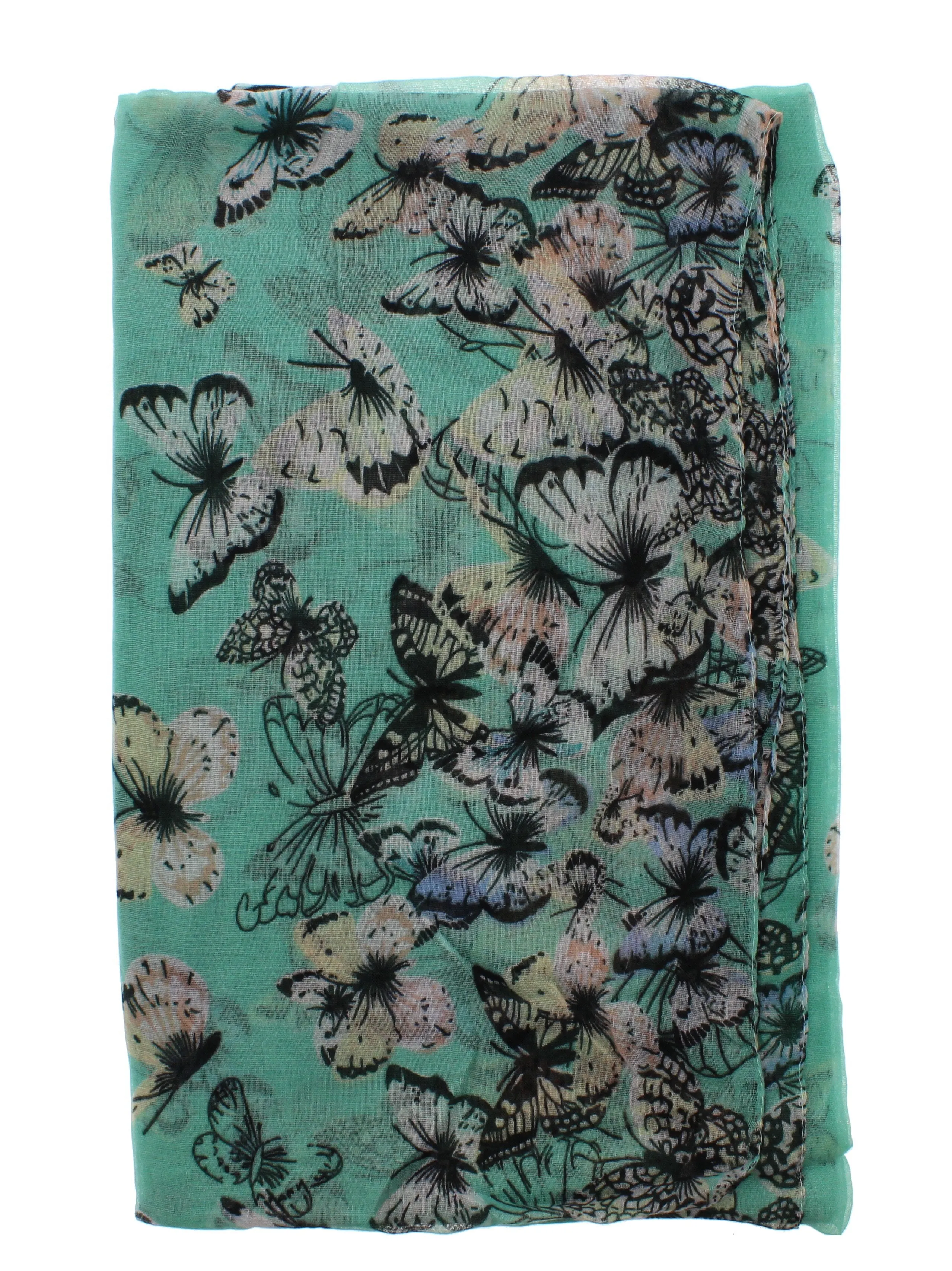 Butterfly Cluster Print Scarf