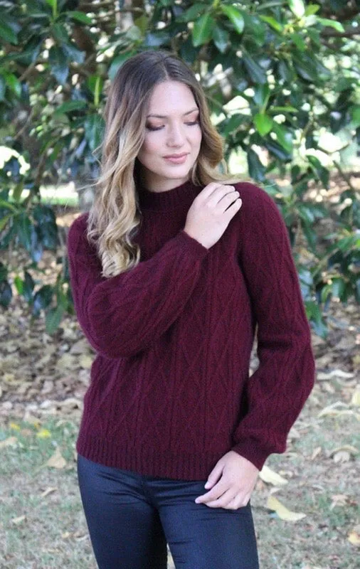 Cable Bell Sleeve Jumper