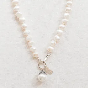 Caroline Pearl Necklace 18" & 21" | Elegant Pearl Necklace | By Pearly Girls