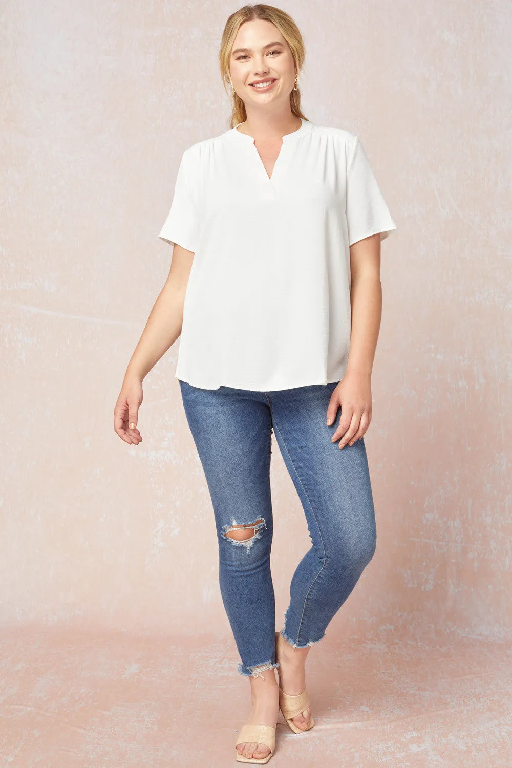 Classic & Chic Top, Ivory