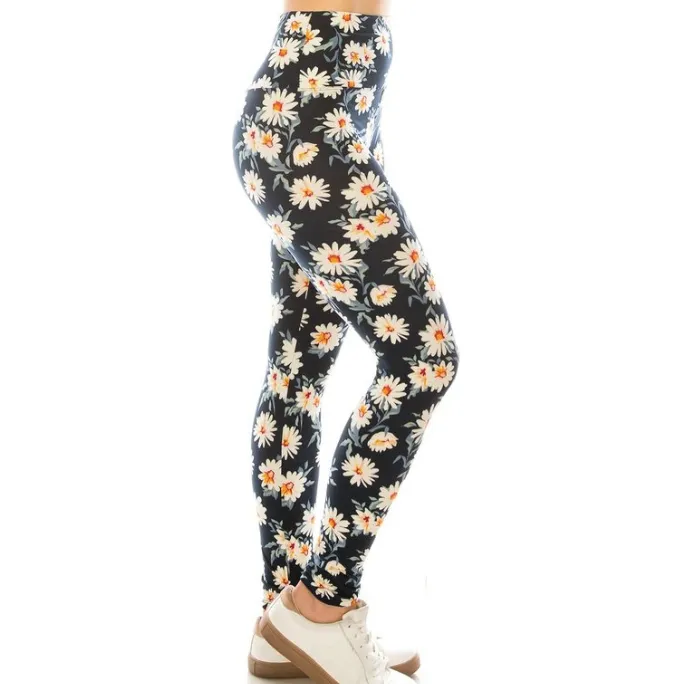 Classic Daisy Print Leggings