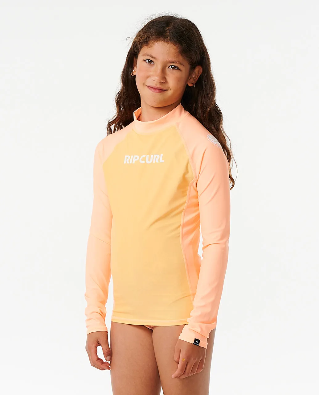 CLASSIC SURF LONG SLEEVE RASH VEST - GIRL (AGES 8 & 10)