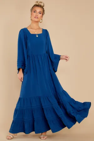 Clean Slate Indigo Maxi Dress