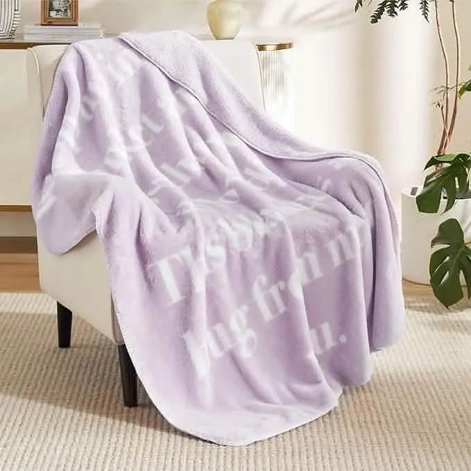 Compassiom Shaggy Sherpa Fleece Blanket