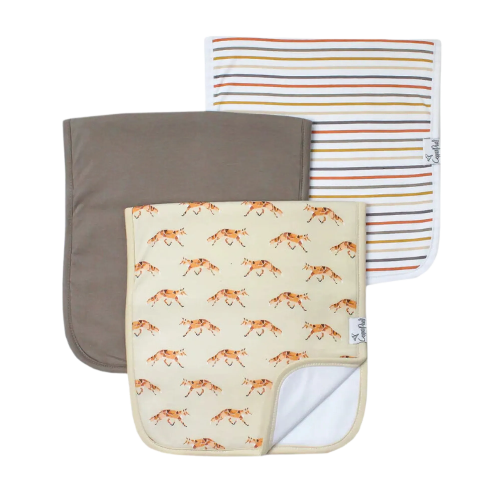 COPPER PEARL Burp Cloths - Swift