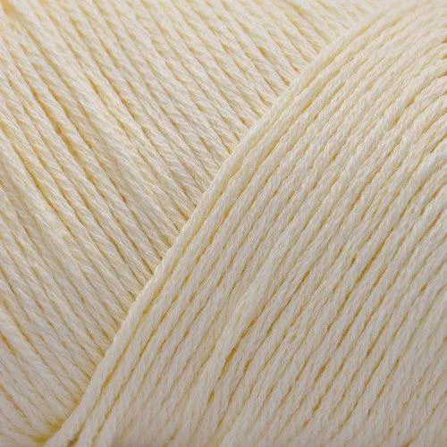 Cotton Fine Yarn Fingering Weight Yarn | 50 grams, 215 Yards | 80% Pima Cotton 20% Merino Wool