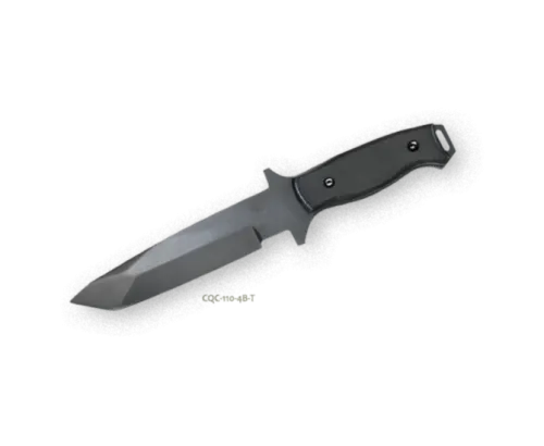 CQC Tactical Fixed Black Blade G10