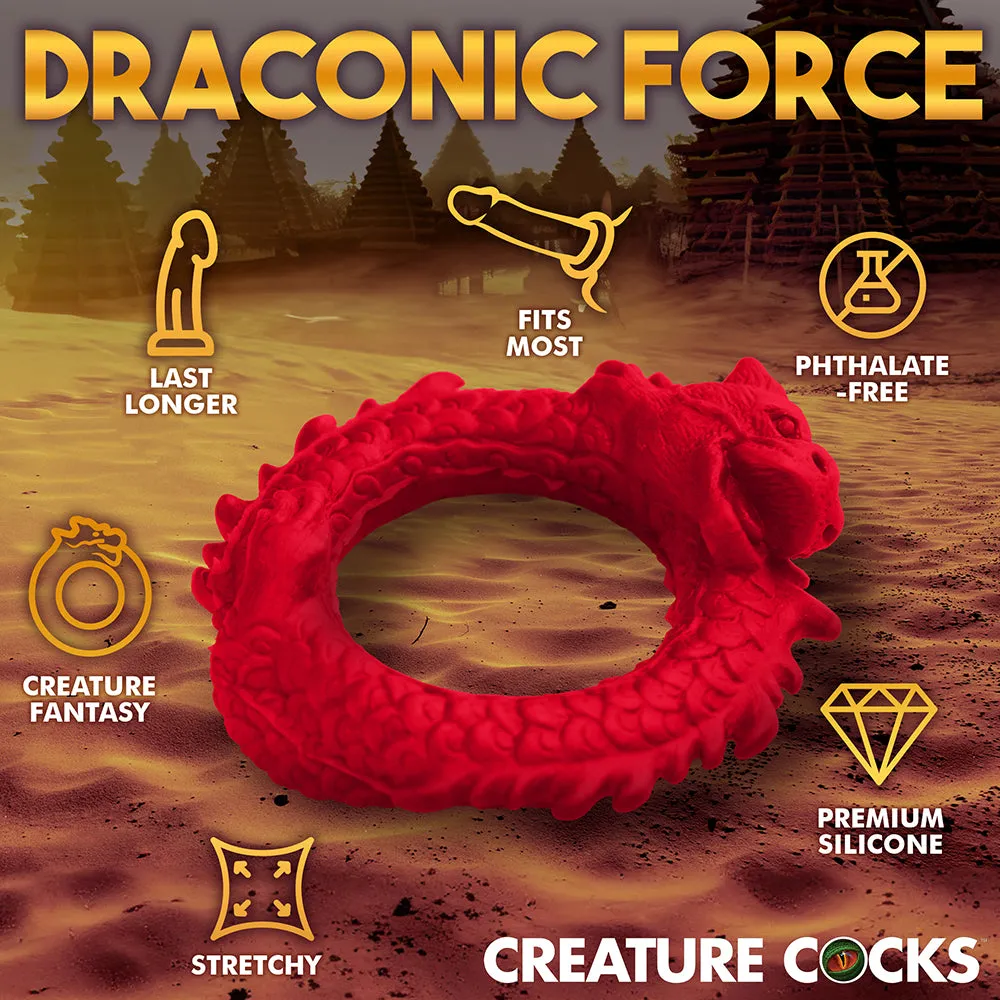 Creature Cocks Rise of the Dragon Silicone Cock Ring