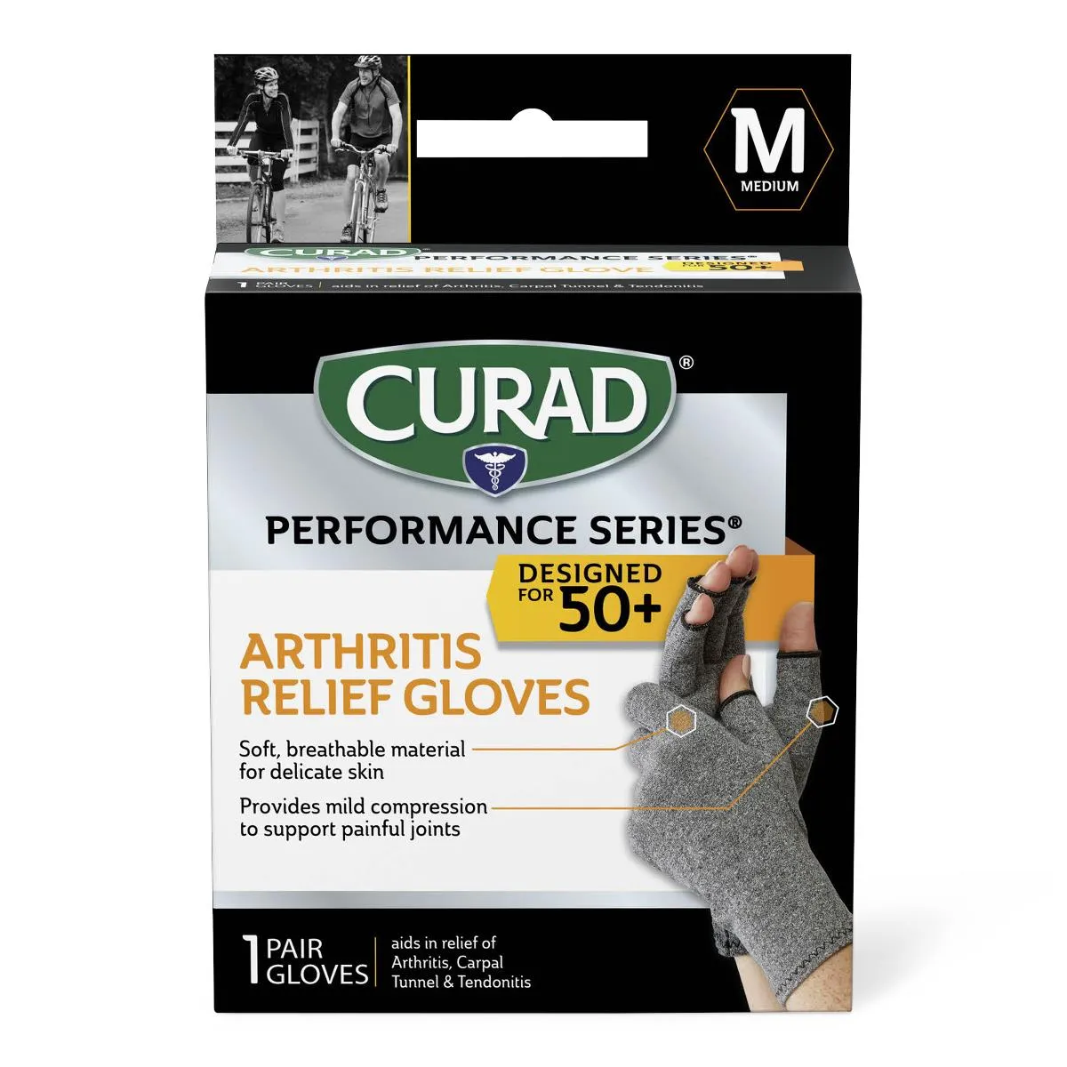 CURAD Performance Series 50  Arthritis Support Gloves