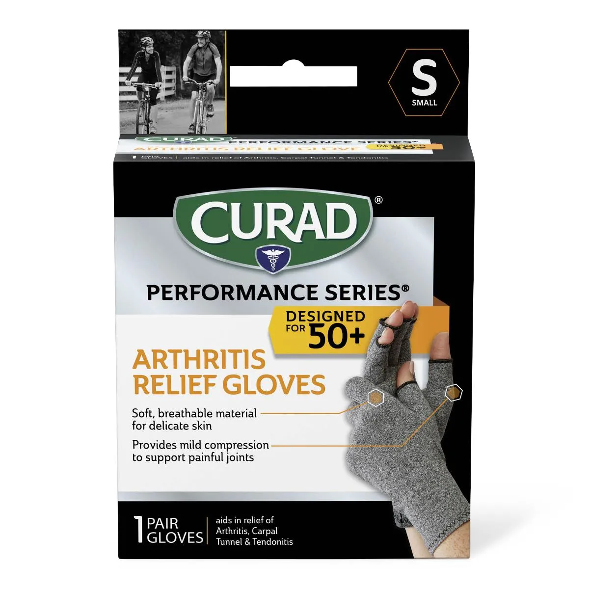 CURAD Performance Series 50  Arthritis Support Gloves