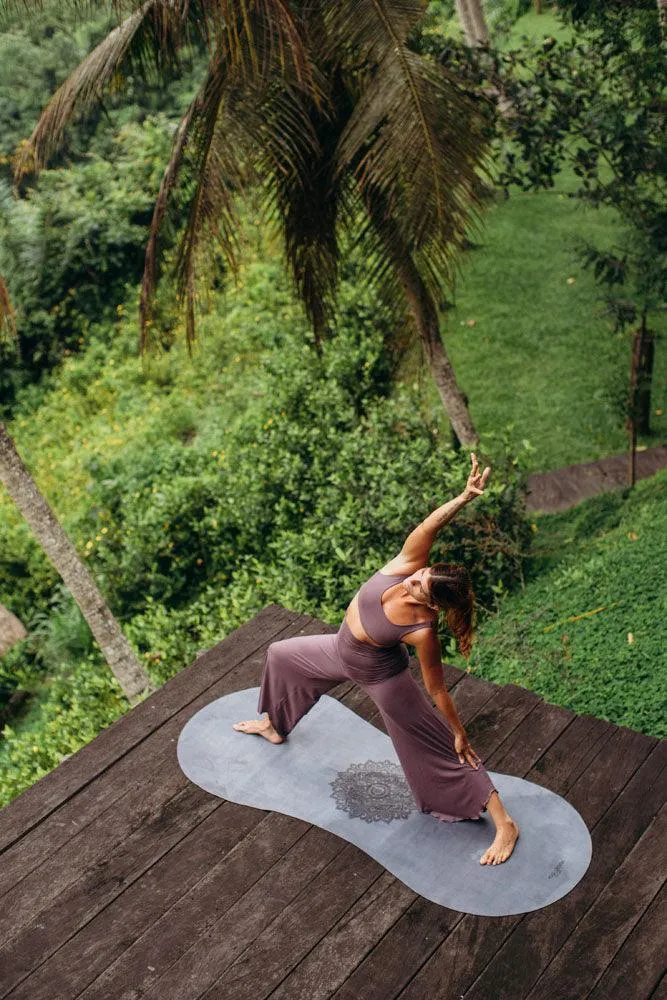 Curve Combo Yoga Mat - Mandala Charcoal