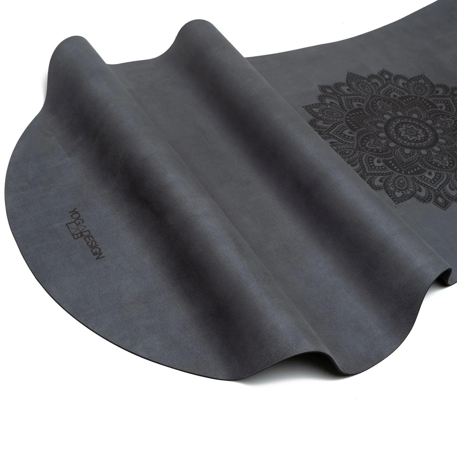 Curve Combo Yoga Mat - Mandala Charcoal