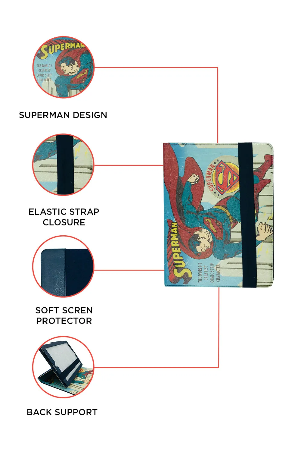 DC Vintage Superman iPad Case