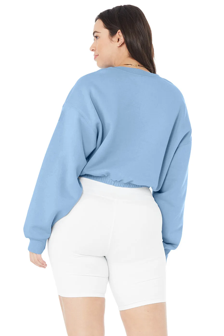 Devotion Crew Neck Pullover - Blue Skies