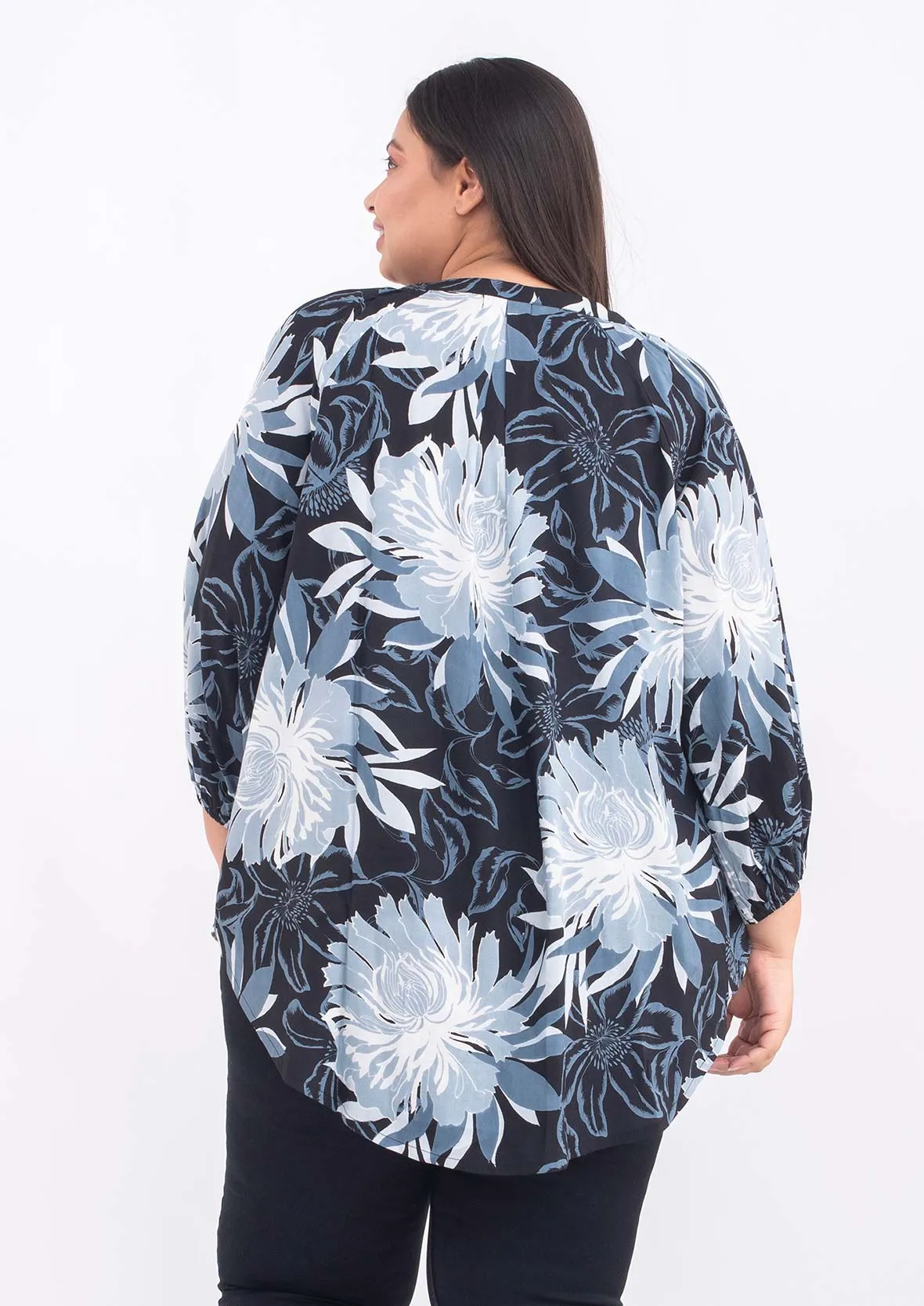 Exclusive Print Tunic Top