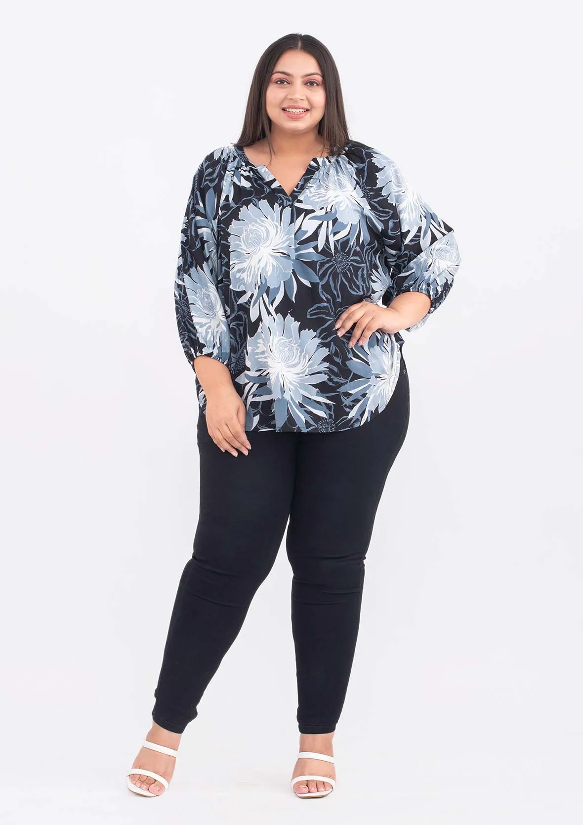 Exclusive Print Tunic Top