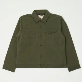 Filson Tin Cloth Short Lined Cruiser Jacket - Military Green