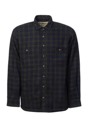 Flannel Fleece Lined Shirt - Green Tartan