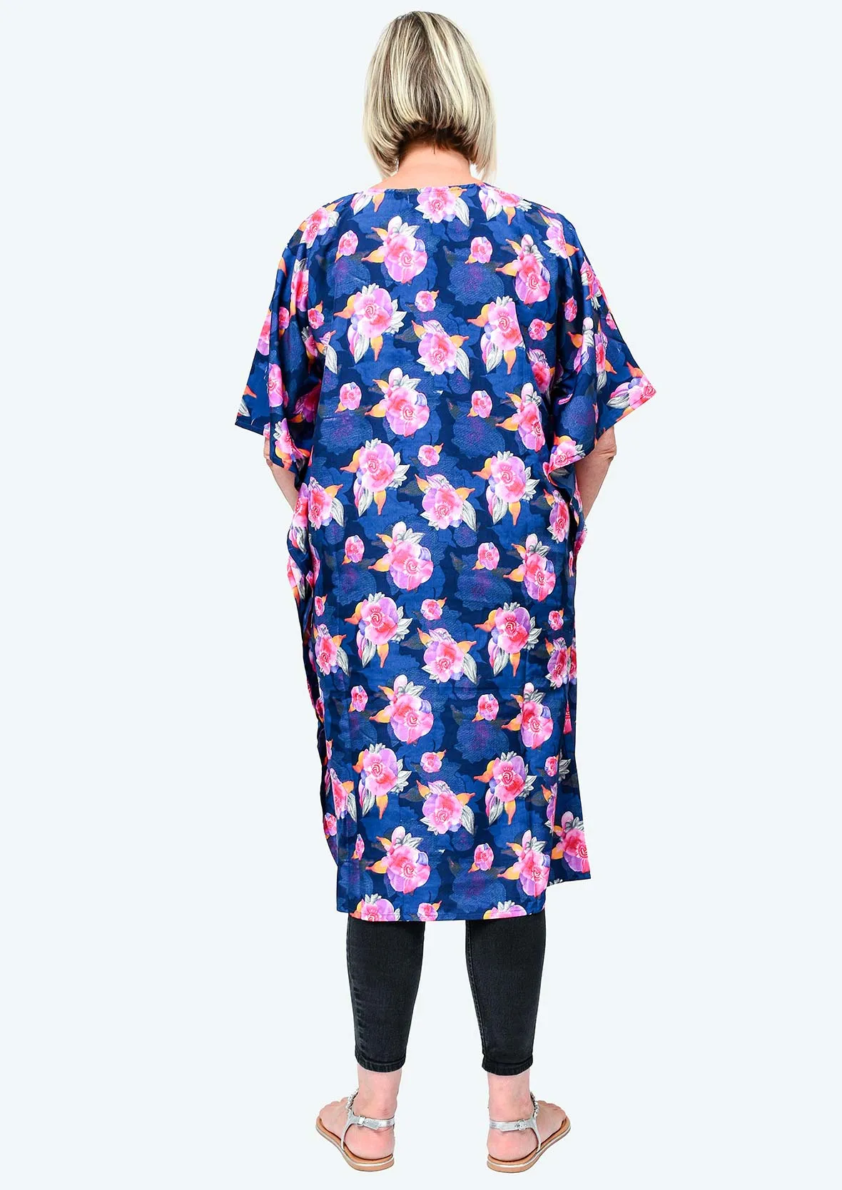 Floral Open Front Kimono