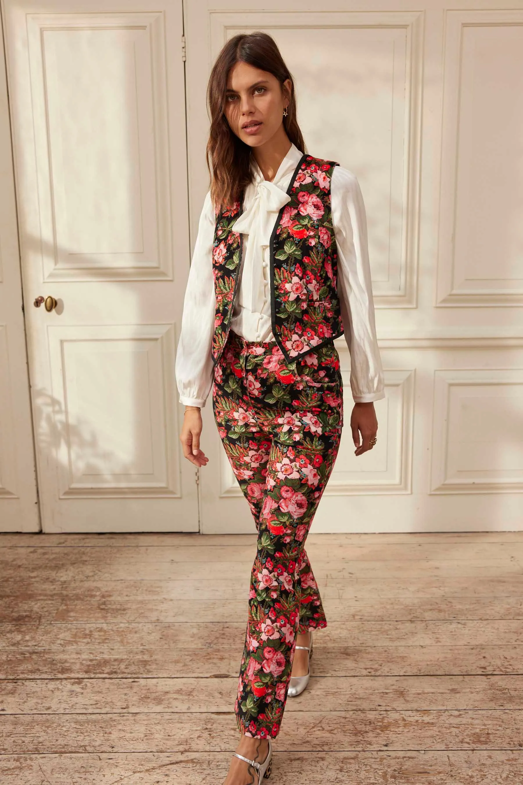 Floral waistcoat