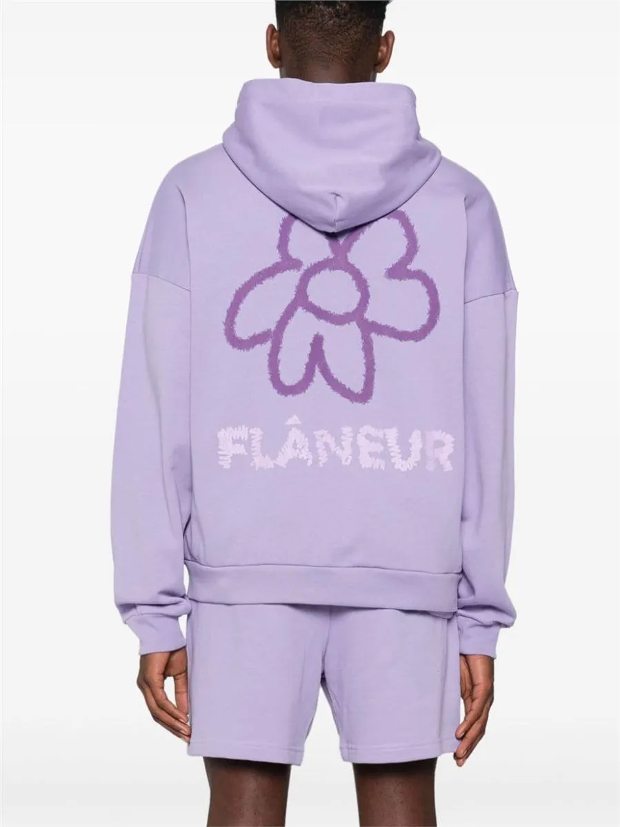 FLOWER ZIP-UP HOODIE