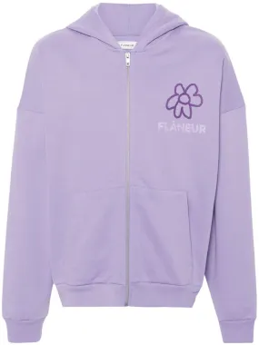 FLOWER ZIP-UP HOODIE