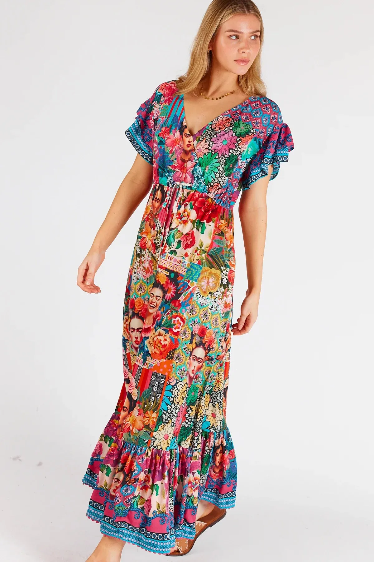 Frida Midi Dress Multi