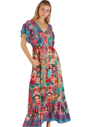 Frida Midi Dress Multi