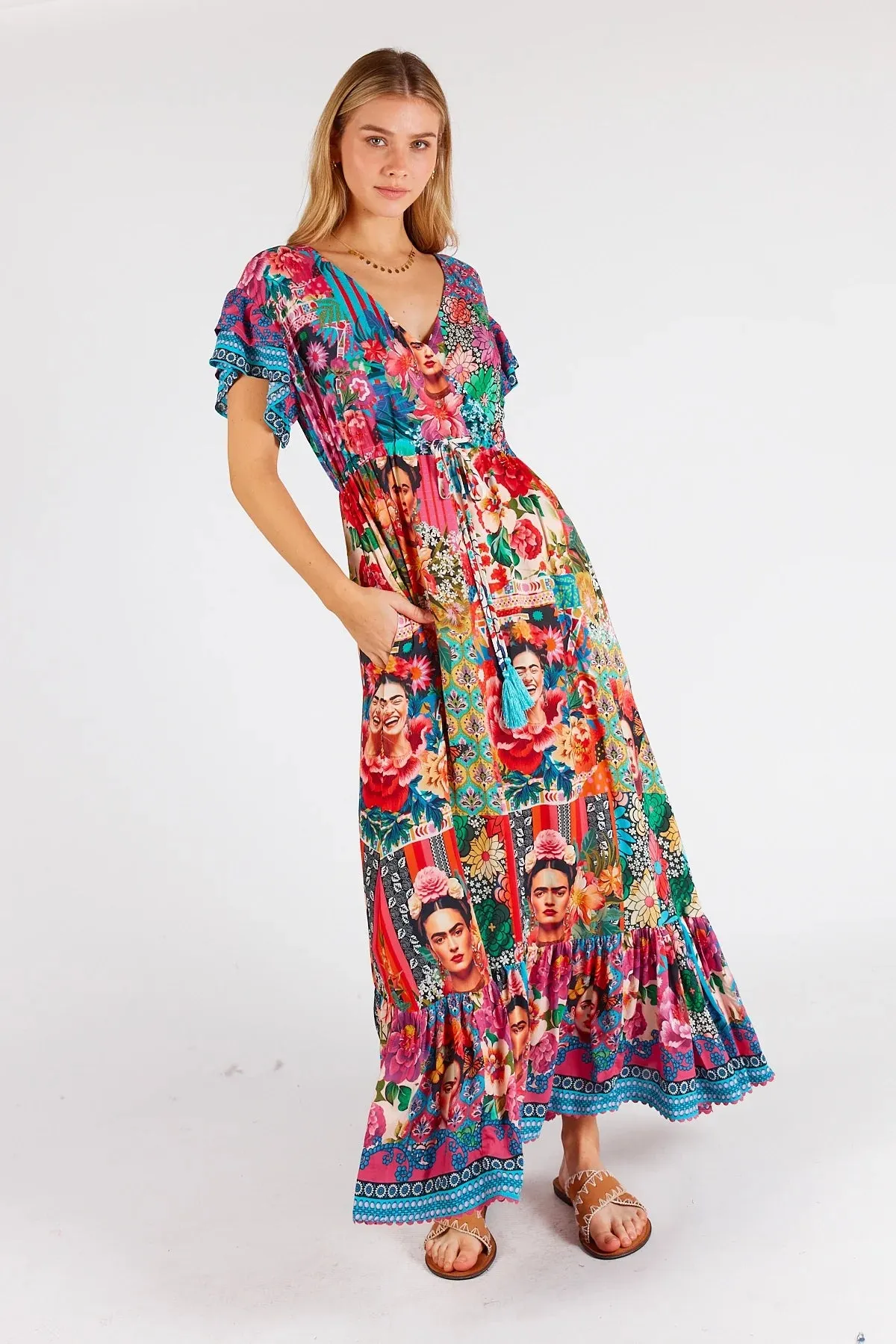 Frida Midi Dress Multi