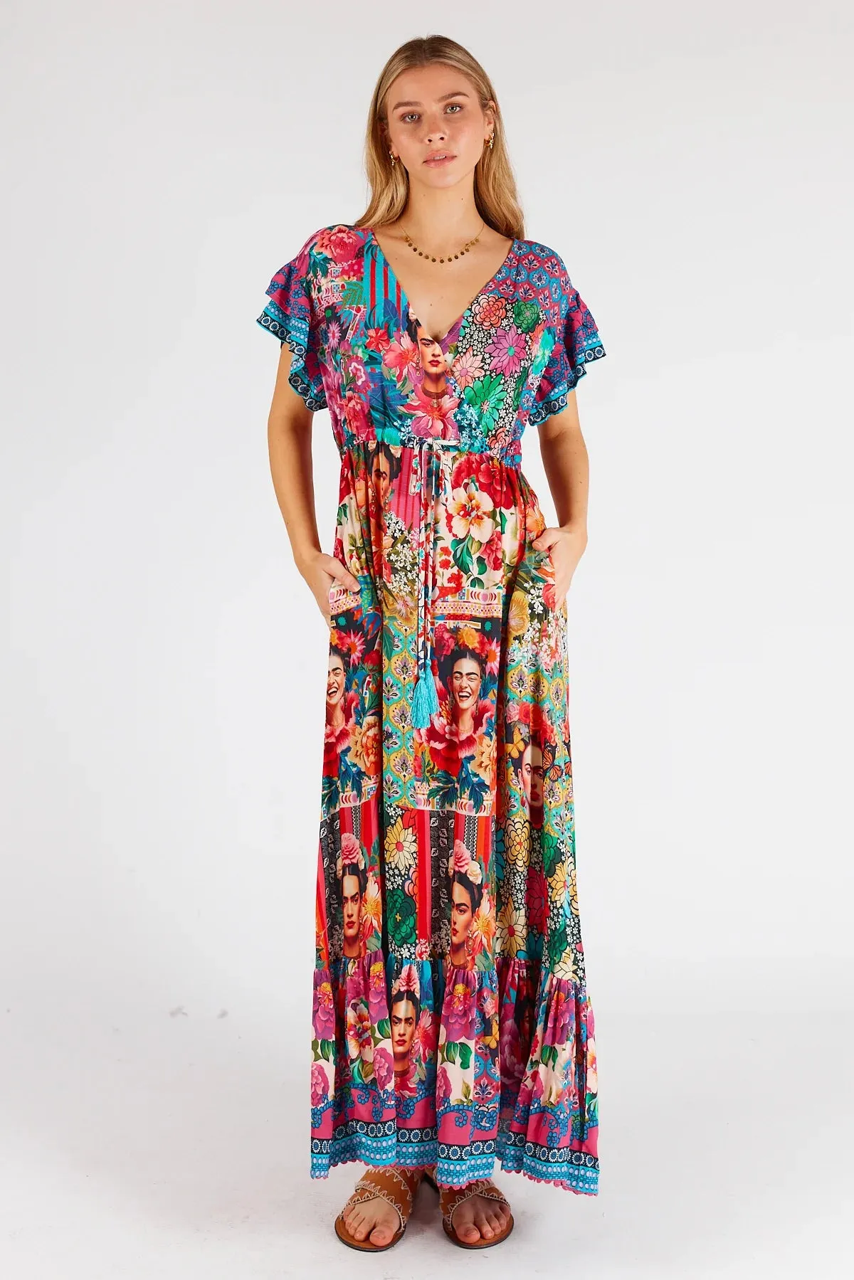 Frida Midi Dress Multi