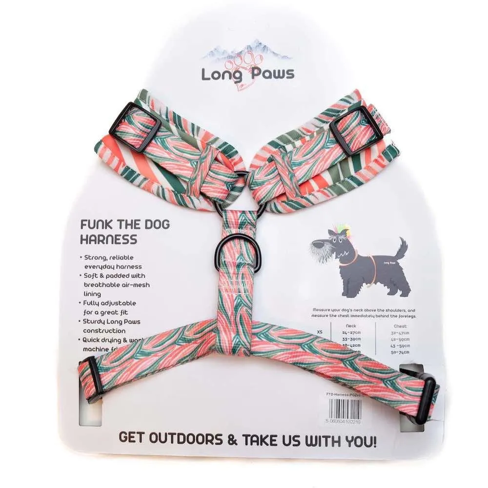 Funk The Dog Harness | PinkGreen Zebra