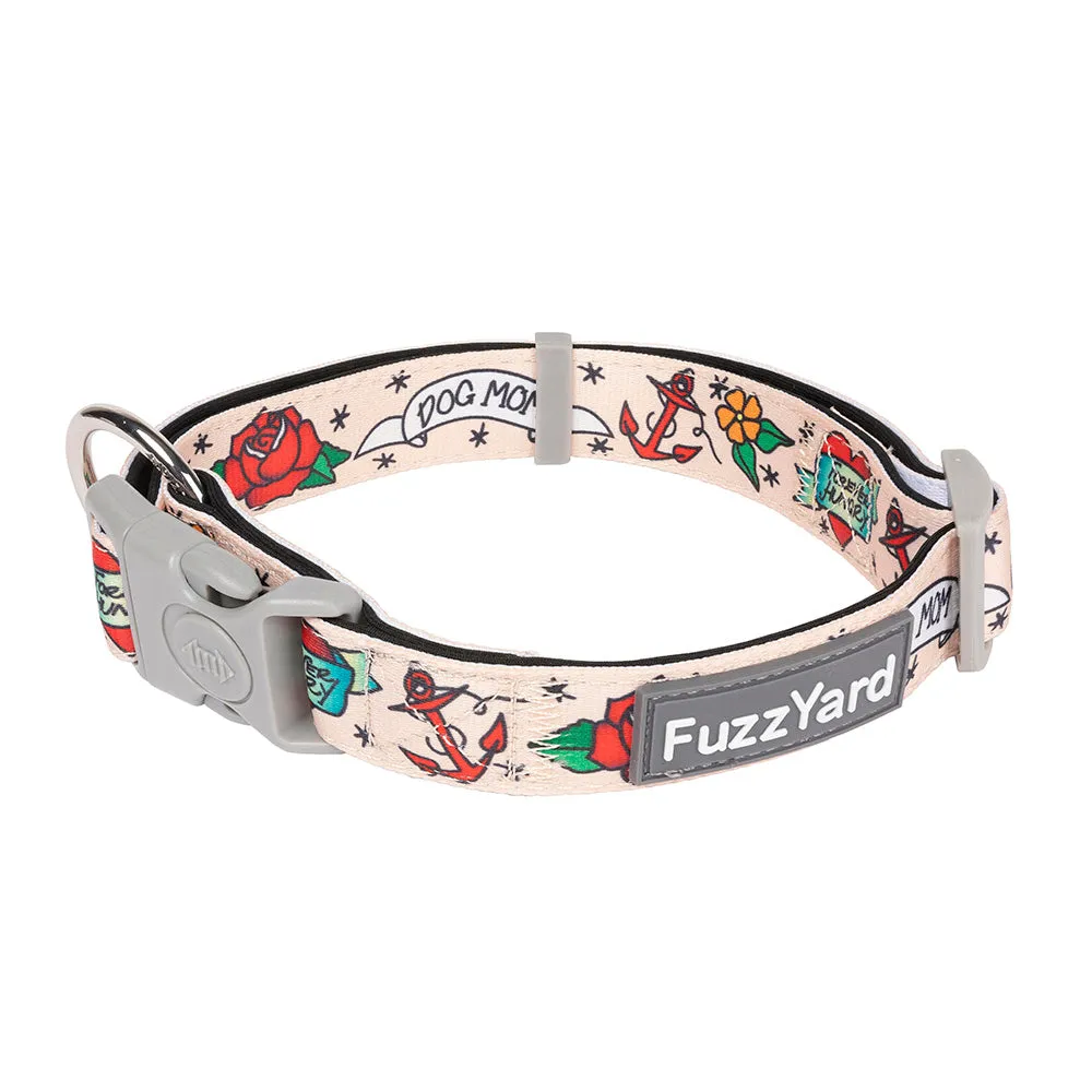 Fuzzyard Dog Collar Ink'd Up L 50-65cm